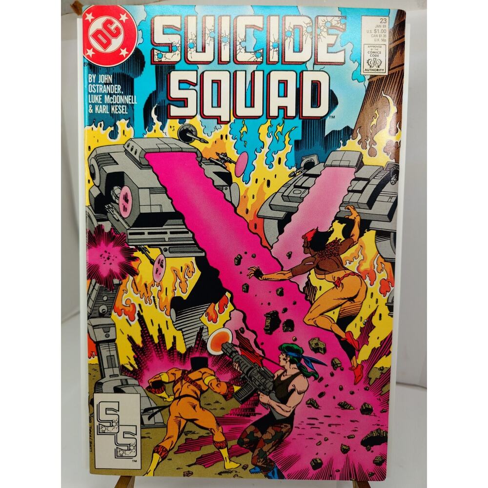 Suicide Squad #23 - 1st appearance Barbara Gordon as Oracle - KEY - 1989 VF+